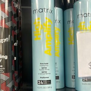 Matix High Amplify Hairspray - Blue and Yellow